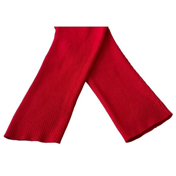 CALVIN KLEIN LONG RAGLAN SLV PULL-OVER RIBBED KNIT SWEATER, WOMENS, XL, RED - Picture 8 of 12